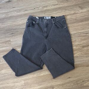 Levi Strauss & Co High Waisted Grey Mom Jeans
